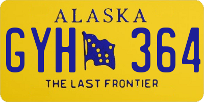 AK license plate GYH364