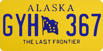 AK license plate GYH367