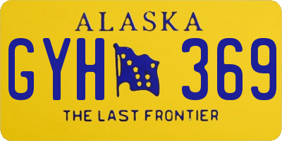 AK license plate GYH369