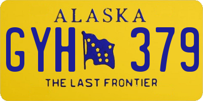 AK license plate GYH379