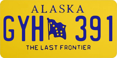 AK license plate GYH391