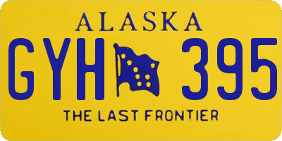 AK license plate GYH395