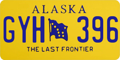 AK license plate GYH396