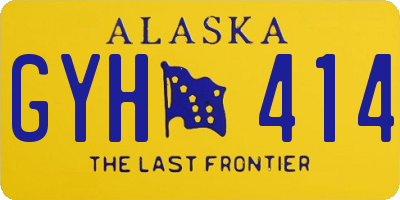 AK license plate GYH414