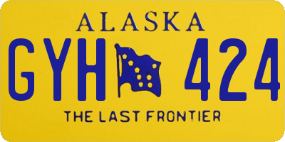 AK license plate GYH424
