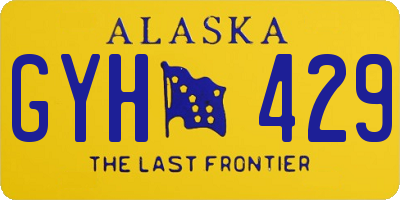 AK license plate GYH429