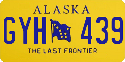 AK license plate GYH439