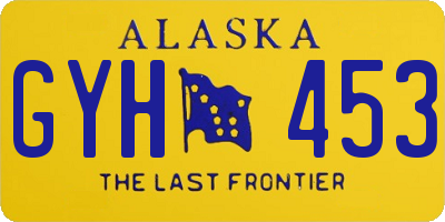 AK license plate GYH453