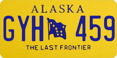 AK license plate GYH459