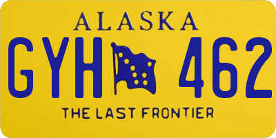 AK license plate GYH462
