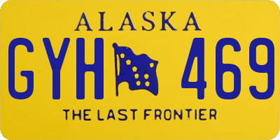 AK license plate GYH469