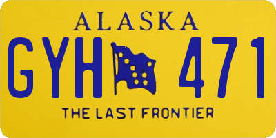 AK license plate GYH471