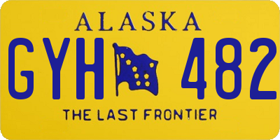 AK license plate GYH482