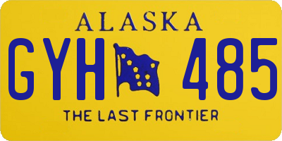 AK license plate GYH485