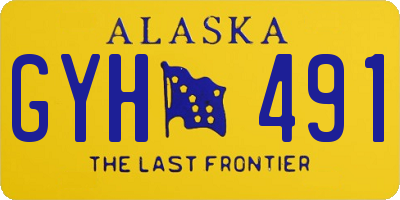 AK license plate GYH491