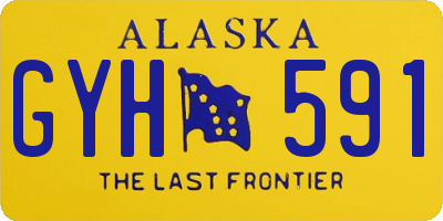 AK license plate GYH591