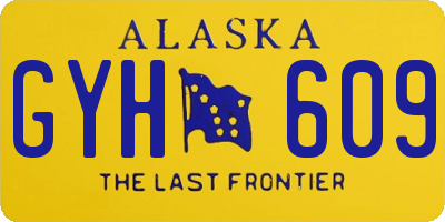 AK license plate GYH609