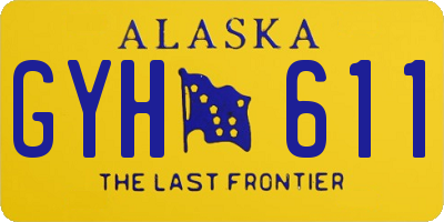 AK license plate GYH611