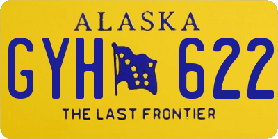 AK license plate GYH622