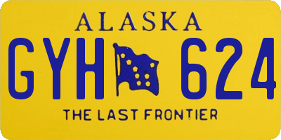 AK license plate GYH624