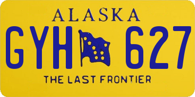 AK license plate GYH627