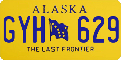 AK license plate GYH629