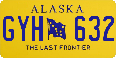 AK license plate GYH632