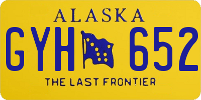 AK license plate GYH652