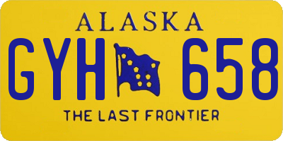 AK license plate GYH658
