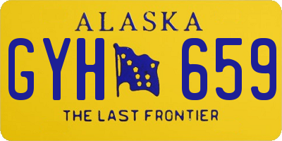 AK license plate GYH659
