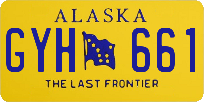 AK license plate GYH661