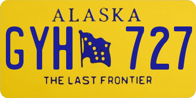 AK license plate GYH727