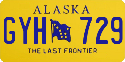 AK license plate GYH729