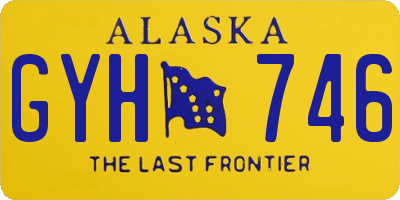 AK license plate GYH746