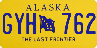 AK license plate GYH762