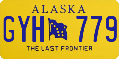 AK license plate GYH779