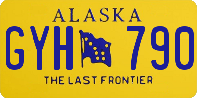 AK license plate GYH790