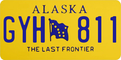 AK license plate GYH811