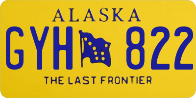 AK license plate GYH822