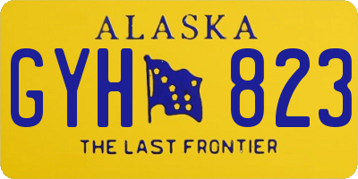 AK license plate GYH823