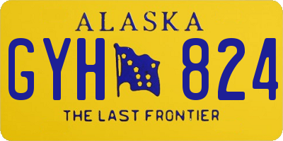 AK license plate GYH824