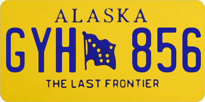 AK license plate GYH856