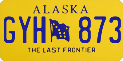 AK license plate GYH873
