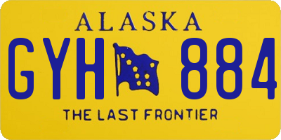 AK license plate GYH884