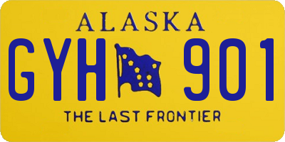 AK license plate GYH901