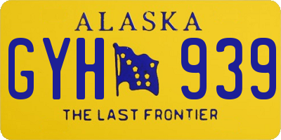 AK license plate GYH939