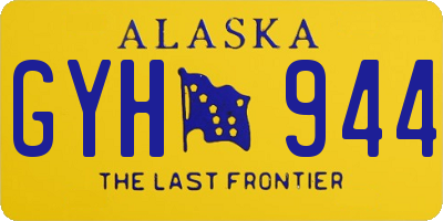 AK license plate GYH944