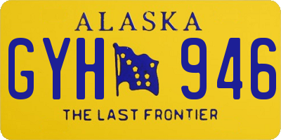 AK license plate GYH946