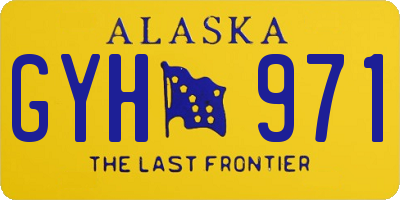 AK license plate GYH971