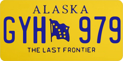 AK license plate GYH979